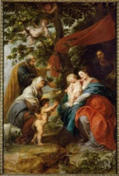 Die Heilige Familie unter dem Apfelbaum